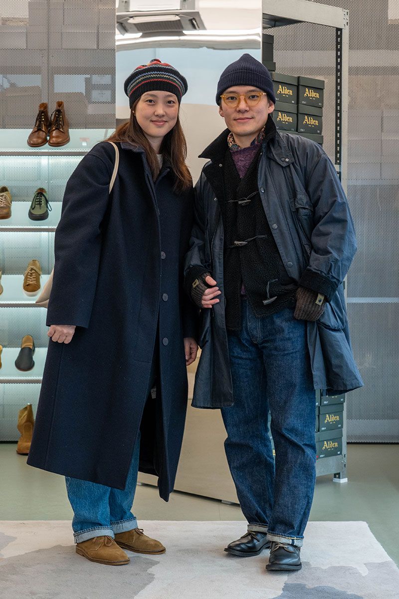 バブアー×キャプテンサンシャインのコートコーディネート | 251225-2152-52 イ・ダヒン 7枚目の写真