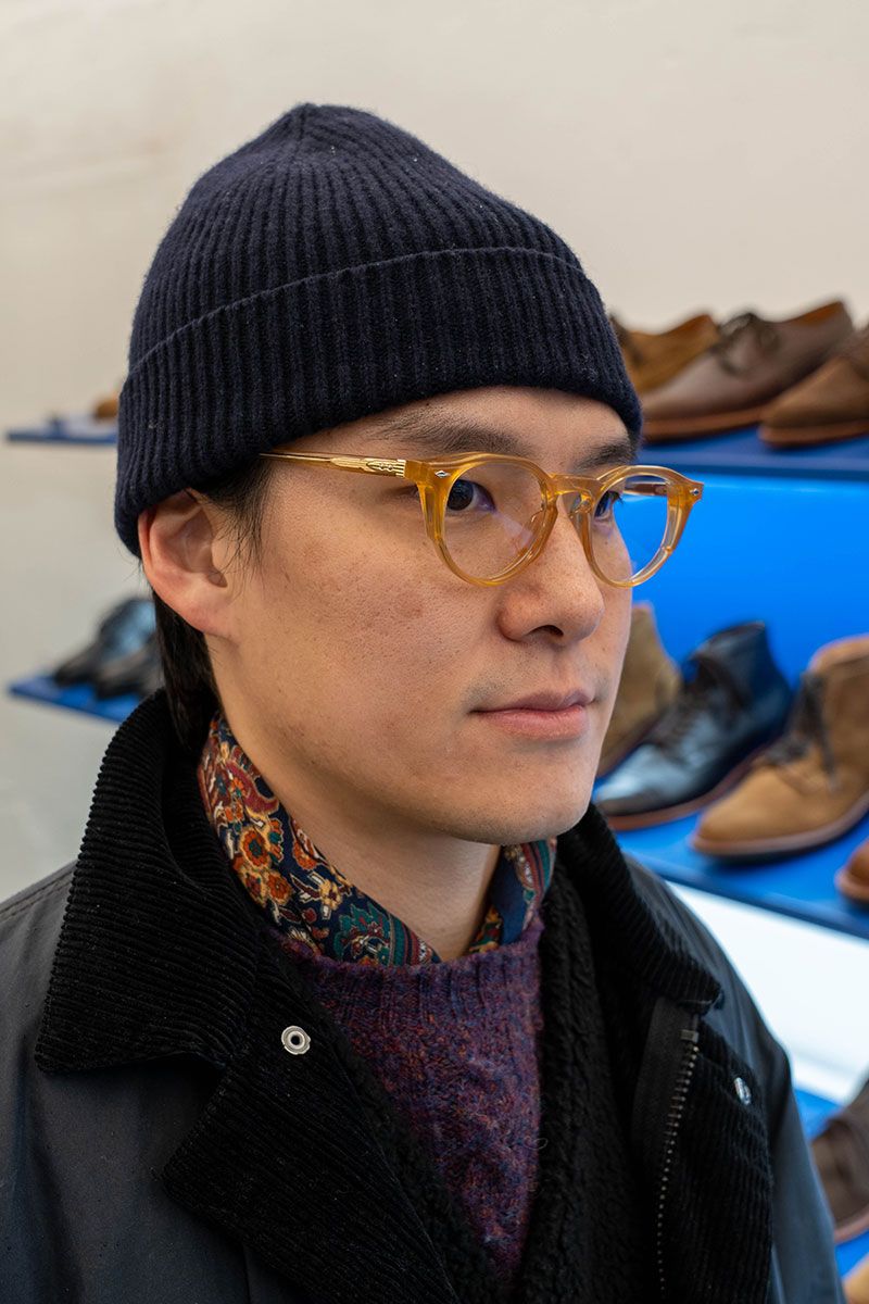 バブアー×キャプテンサンシャインのコートコーディネート | 251225-2152-52 イ・ダヒン 3枚目の写真