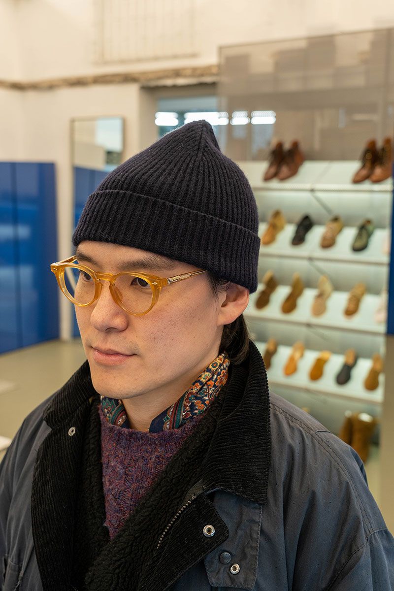 バブアー×キャプテンサンシャインのコートコーディネート | 251225-2152-52 イ・ダヒン 2枚目の写真