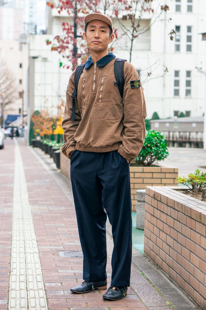 ストーンアイランドのスウェットコーディネート | 251230-1139-36 宮川一憲