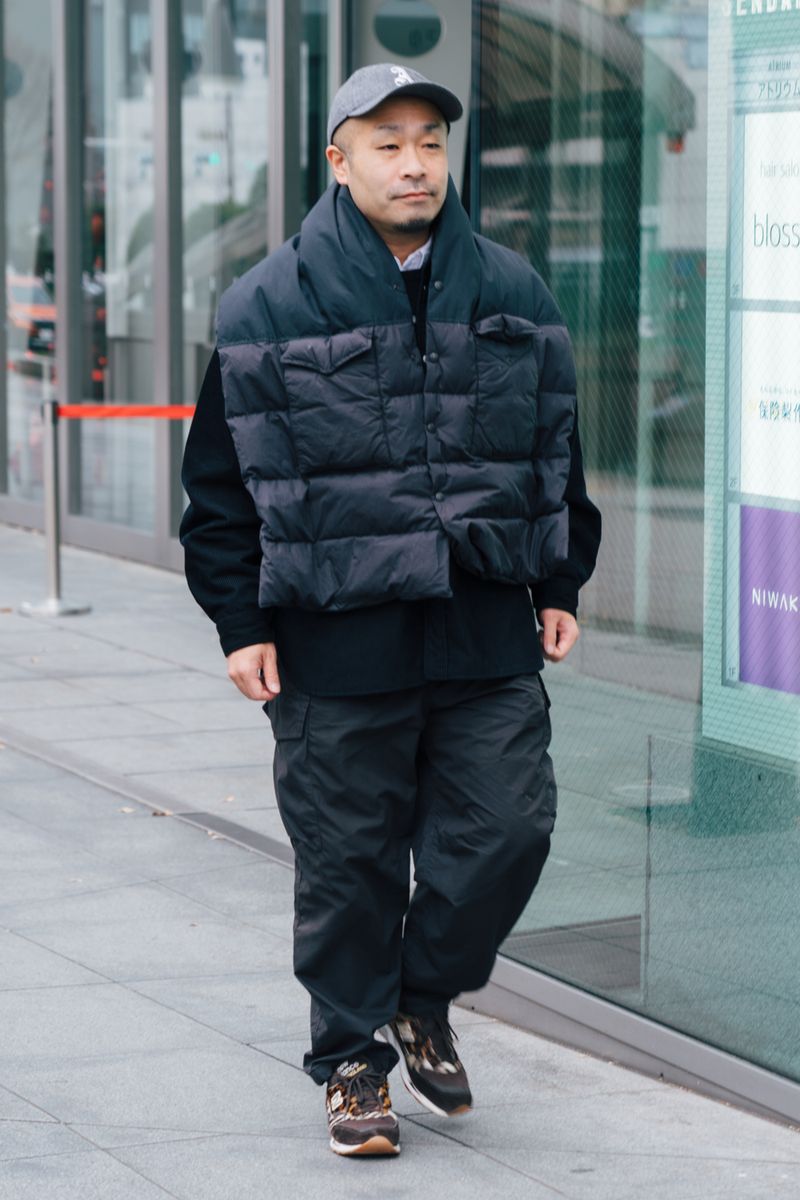 ザノースフェイスパープルレーベルのダウンジャケットコーディネート | 260102-0917-59 柏木 卓 3枚目の写真