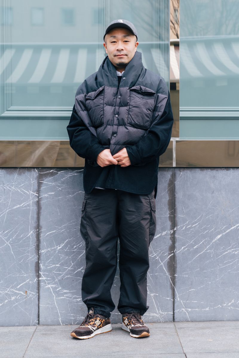 ザノースフェイスパープルレーベルのダウンジャケットコーディネート | 260102-0917-59 柏木 卓