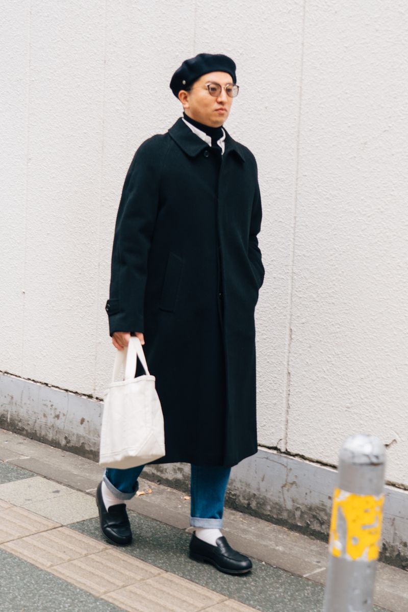 古着のコートコーディネート | 260102-0924-25 鴫原一穂 3枚目の写真