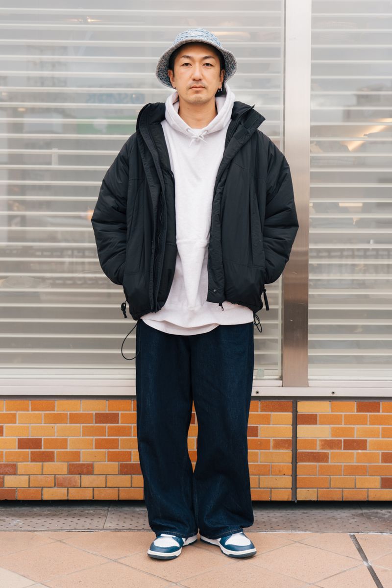 ユニバーサルスタイルウェアのダウンジャケットコーディネート | 260102-0950-13 高橋正哲