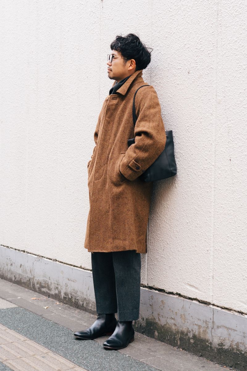 不明のコートコーディネート | 251231-1023-28 濱島 敬 2枚目の写真