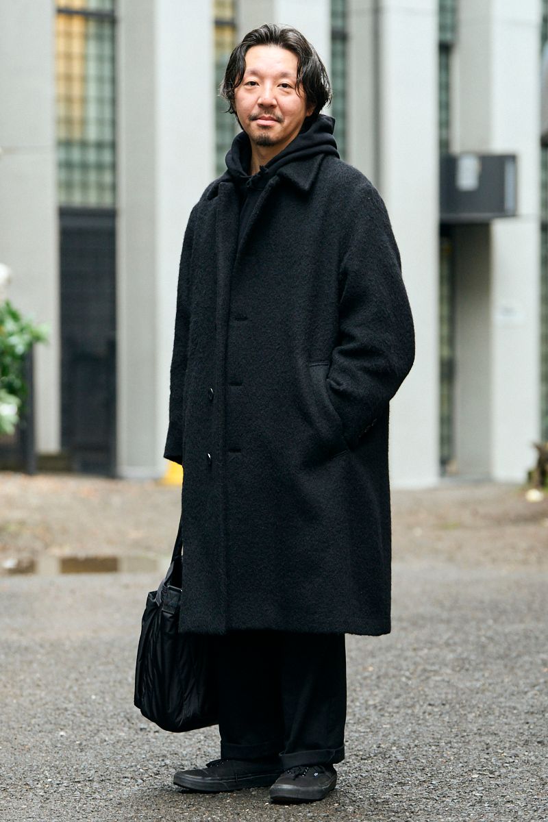 ワコマリアのコートコーディネート | 260103-0705-38 清水 匠 3枚目の写真