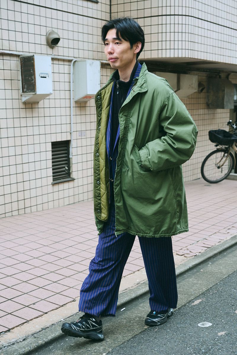 古着のコートコーディネート | 260104-1225-54 masa 3枚目の写真