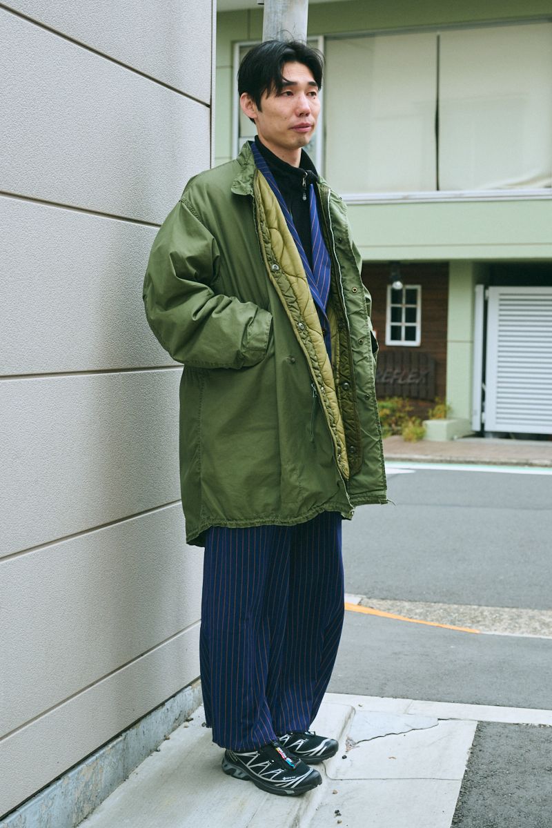 古着のコートコーディネート | 260104-1225-54 masa 2枚目の写真