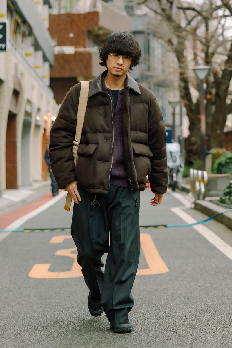 オーラリーのダウンジャケットコーディネート | 260104-1314-41 福田駿希 3枚目の写真