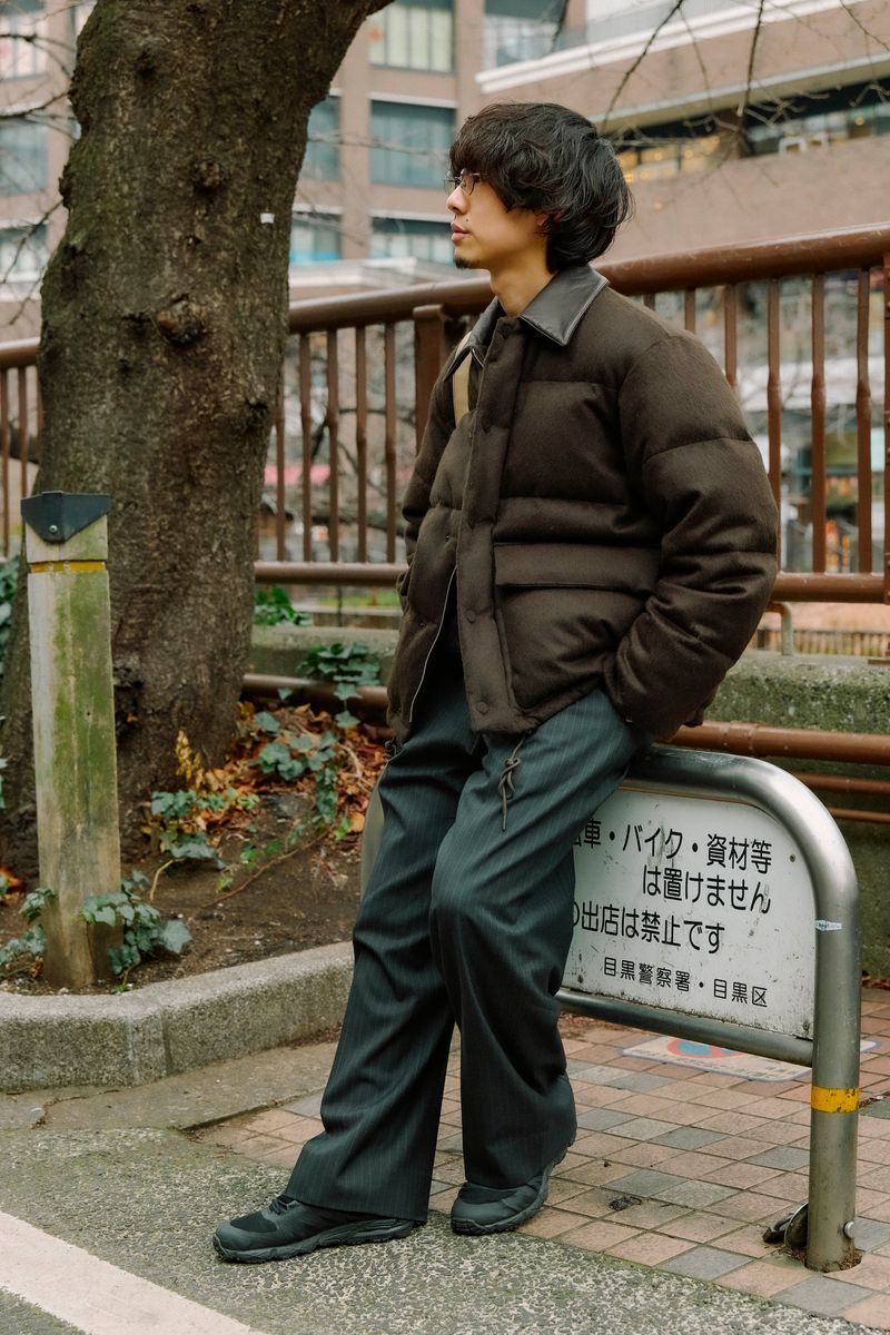 オーラリーのダウンジャケットコーディネート | 260104-1314-41 福田駿希 2枚目の写真