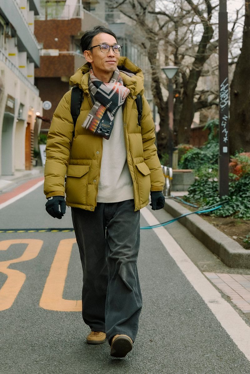 ザノースフェイスのダウンジャケットコーディネート | 260104-1317-29 徳本賢治 2枚目の写真