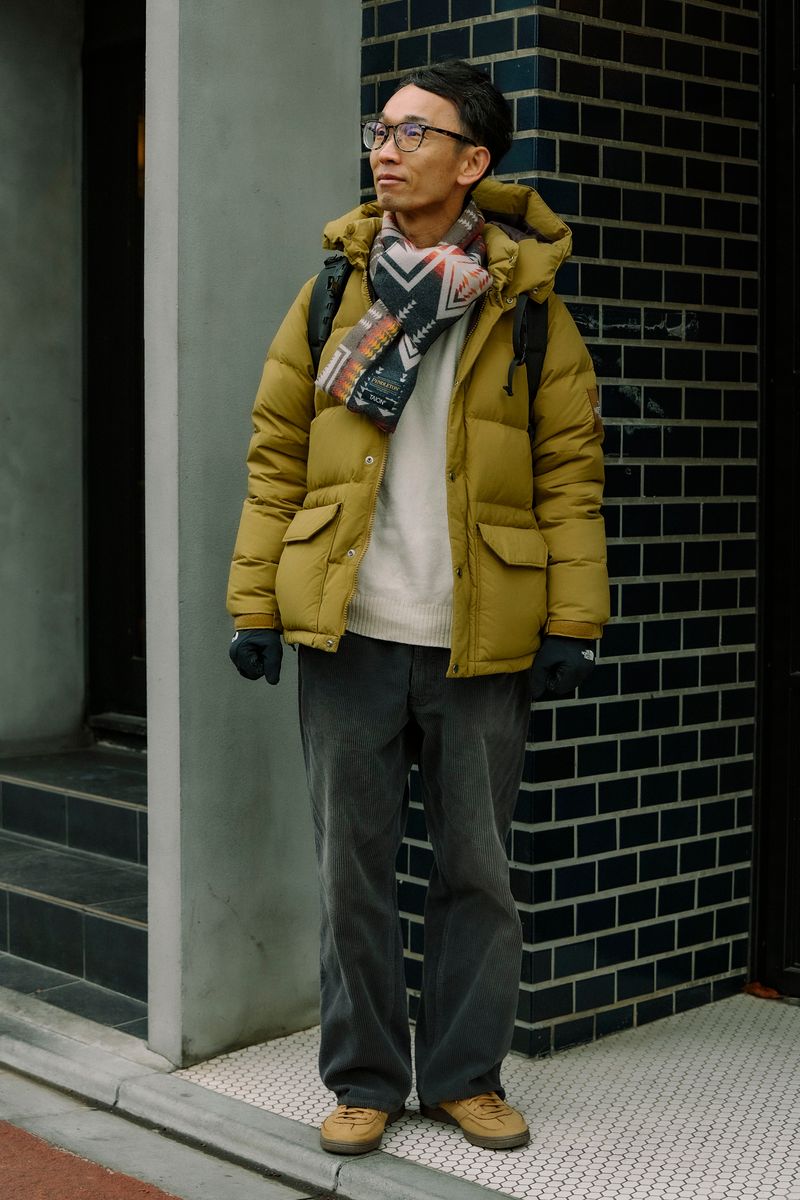 ザノースフェイスのダウンジャケットコーディネート | 260104-1317-29 徳本賢治 3枚目の写真
