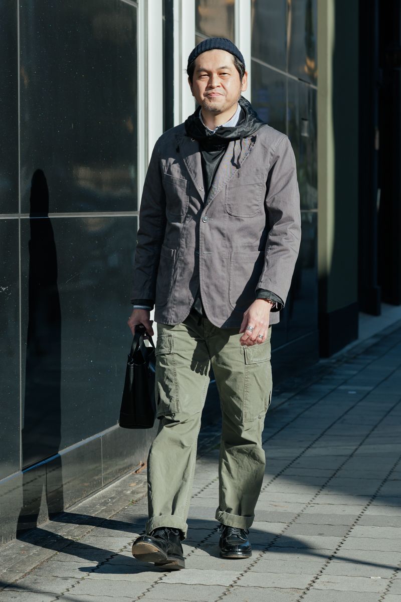 エンジニアドガーメンツのジャケットコーディネート | 260105-1610-16 河野幸彦 3枚目の写真