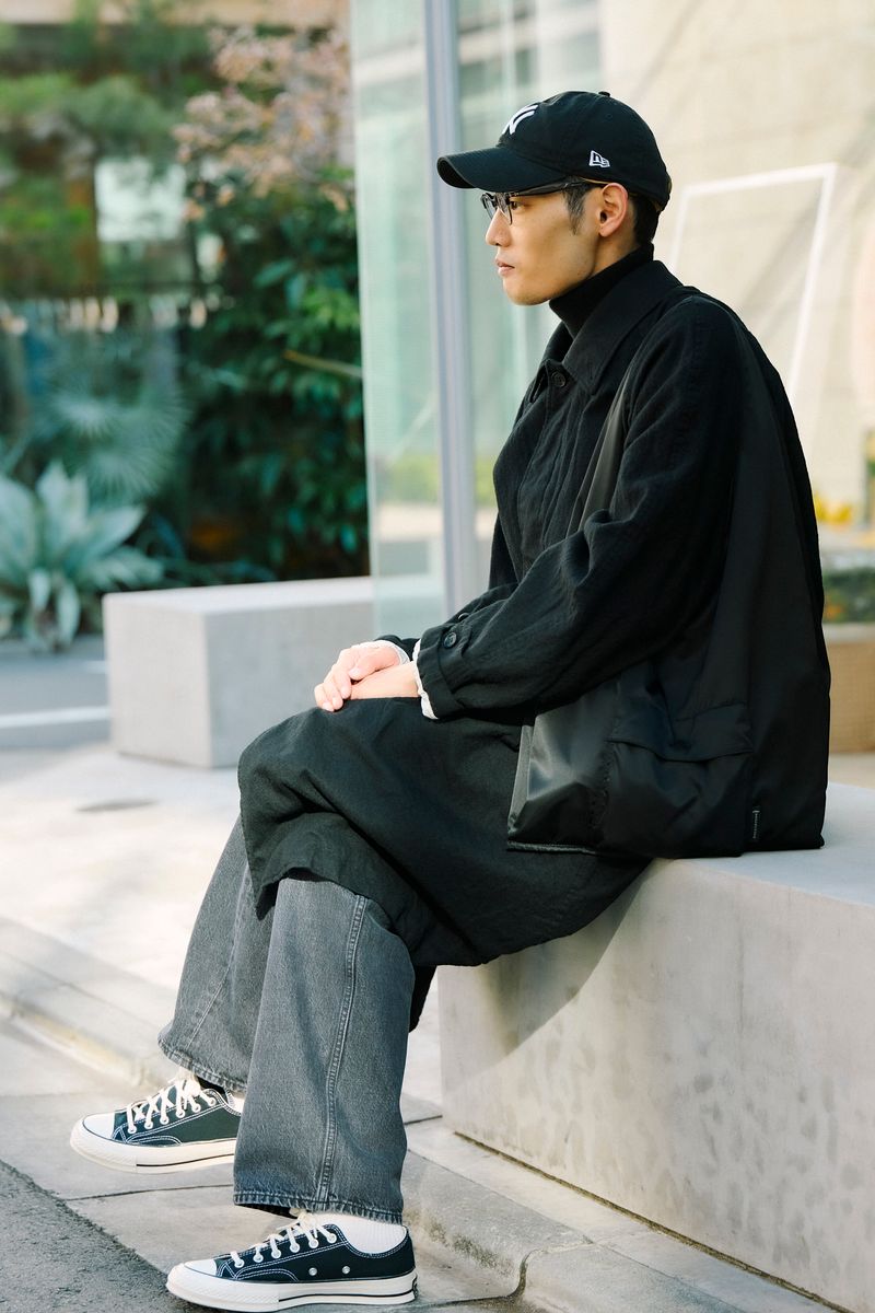 コムデギャルソンのコートコーディネート | 260105-1636-48 栗岡史哉 2枚目の写真