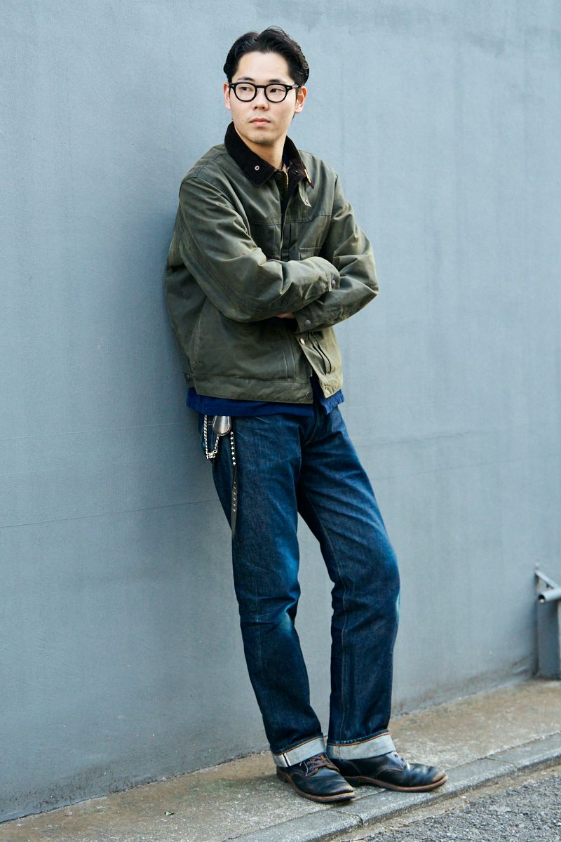 バブアー×リーバイスのジャケットコーディネート | 260108-1046-08 関口 凛 3枚目の写真
