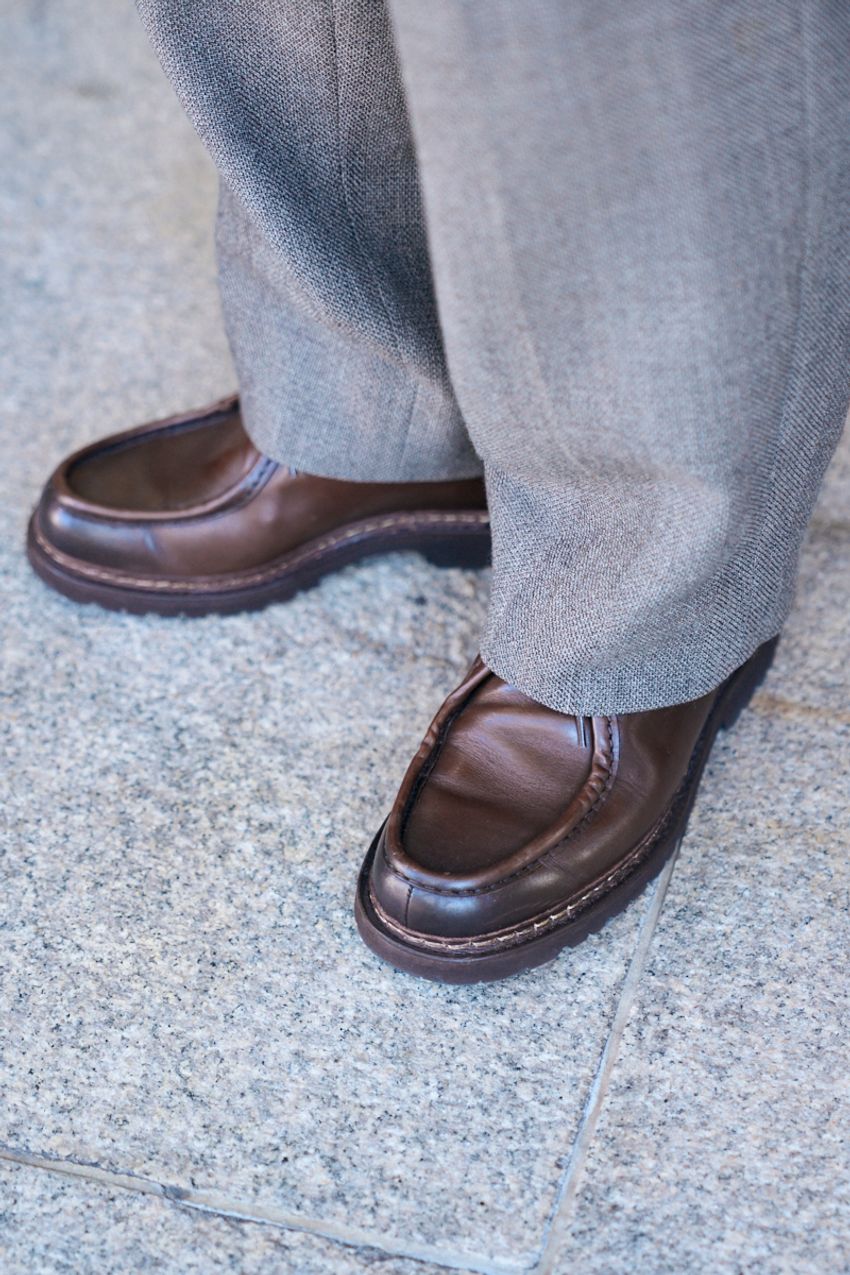 王道チャンピオンスウェットを洒落て見せた5人のコーデ。フリース、ダウンベスト…組み合わせ好例とともに - 12枚目の画像