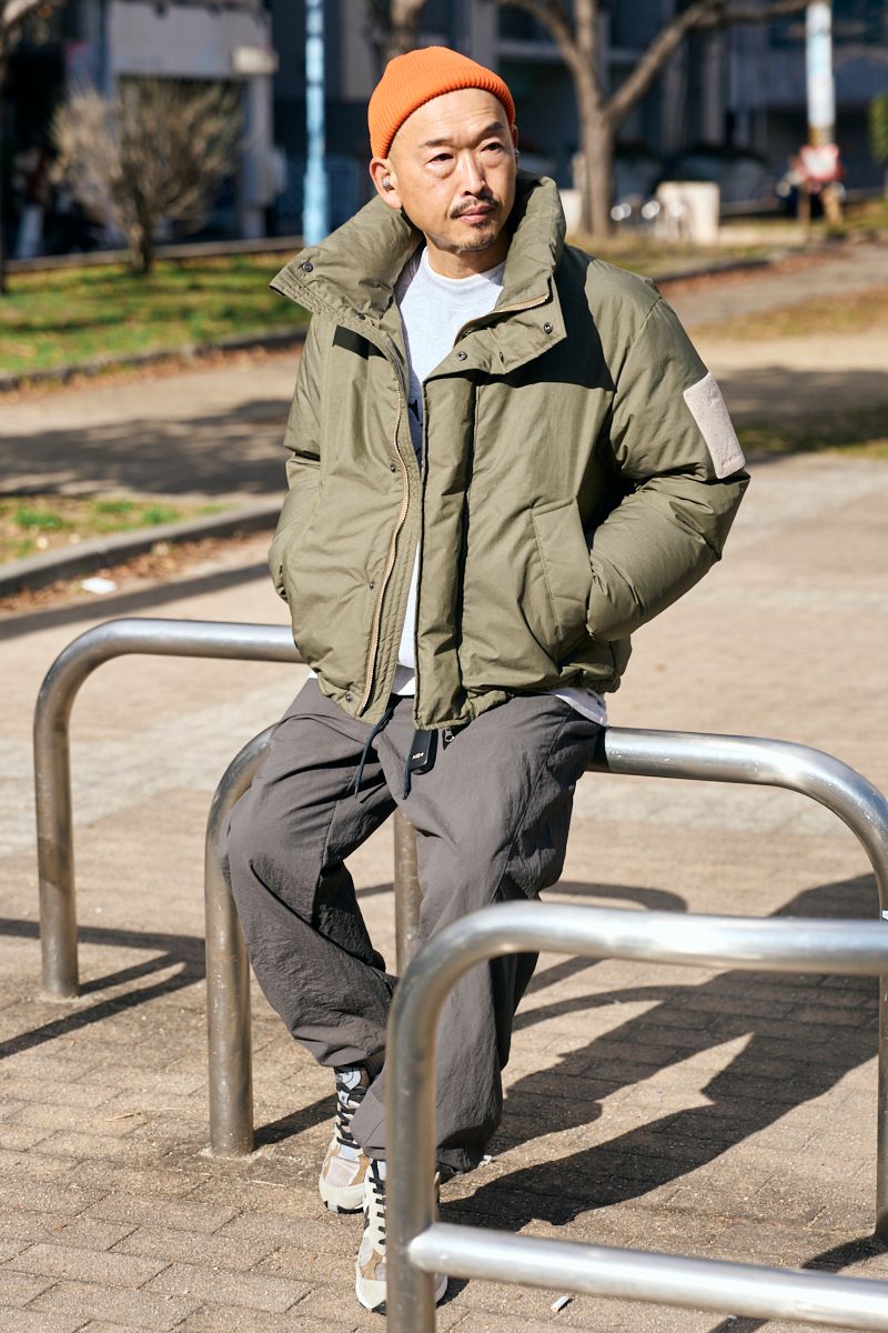 マニュアルアルファベット×ナンガのダウンジャケットコーディネート | 260108-1508-46 小林末徳