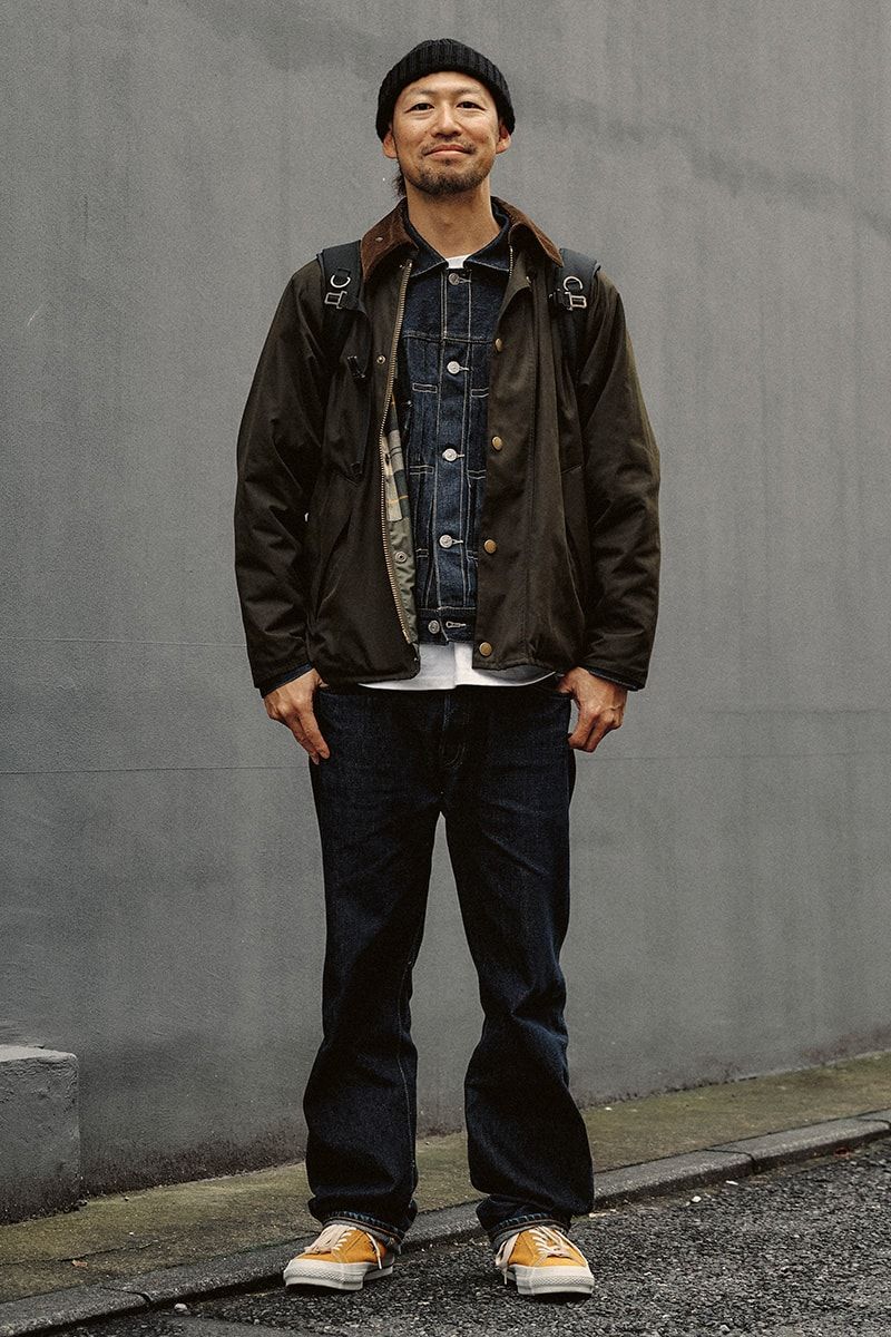 バブアーのジャケットコーディネート | 260109-1532-41 深山祐太
