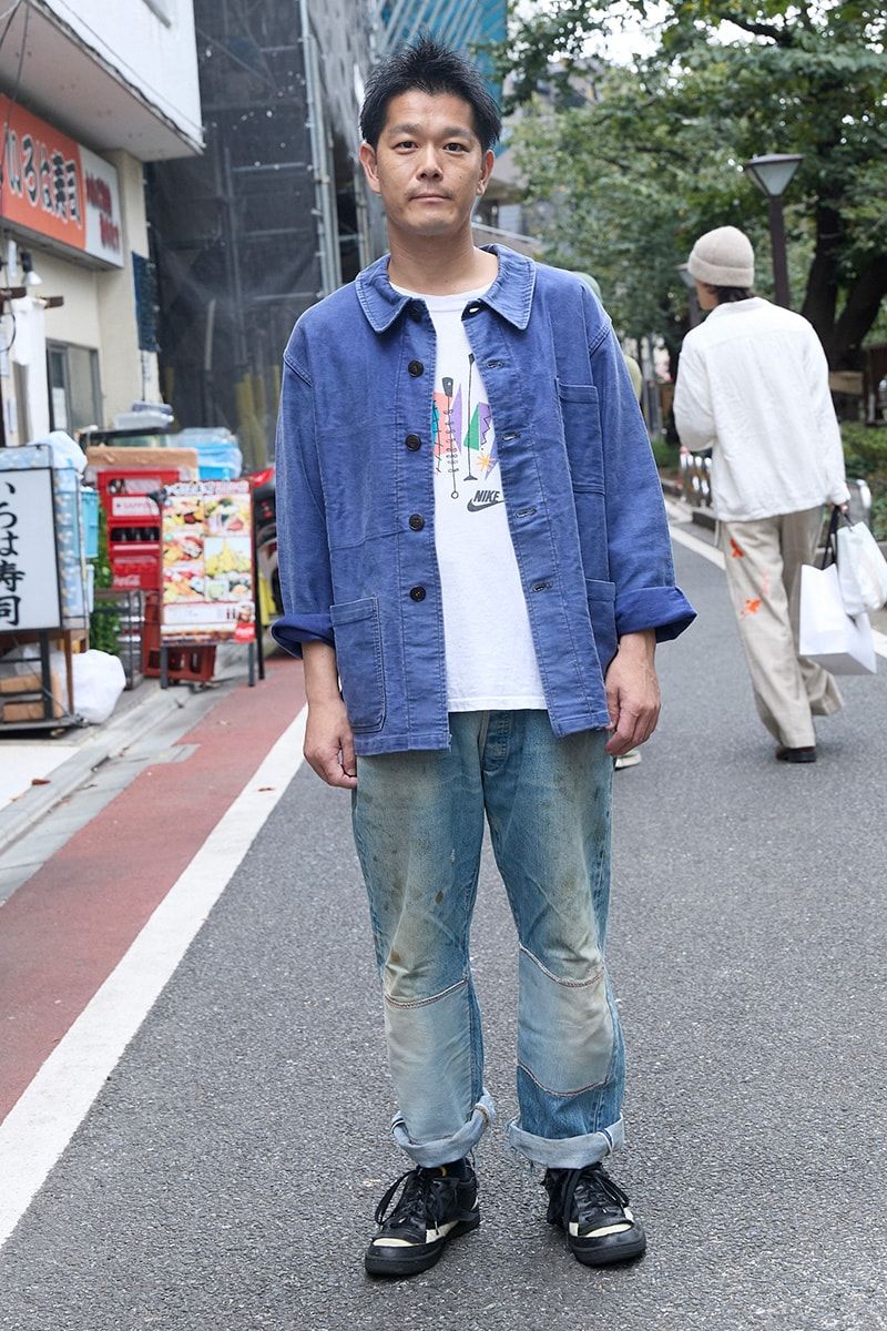 古着のジャケットコーディネート | 260109-1605-54 浅井拓也