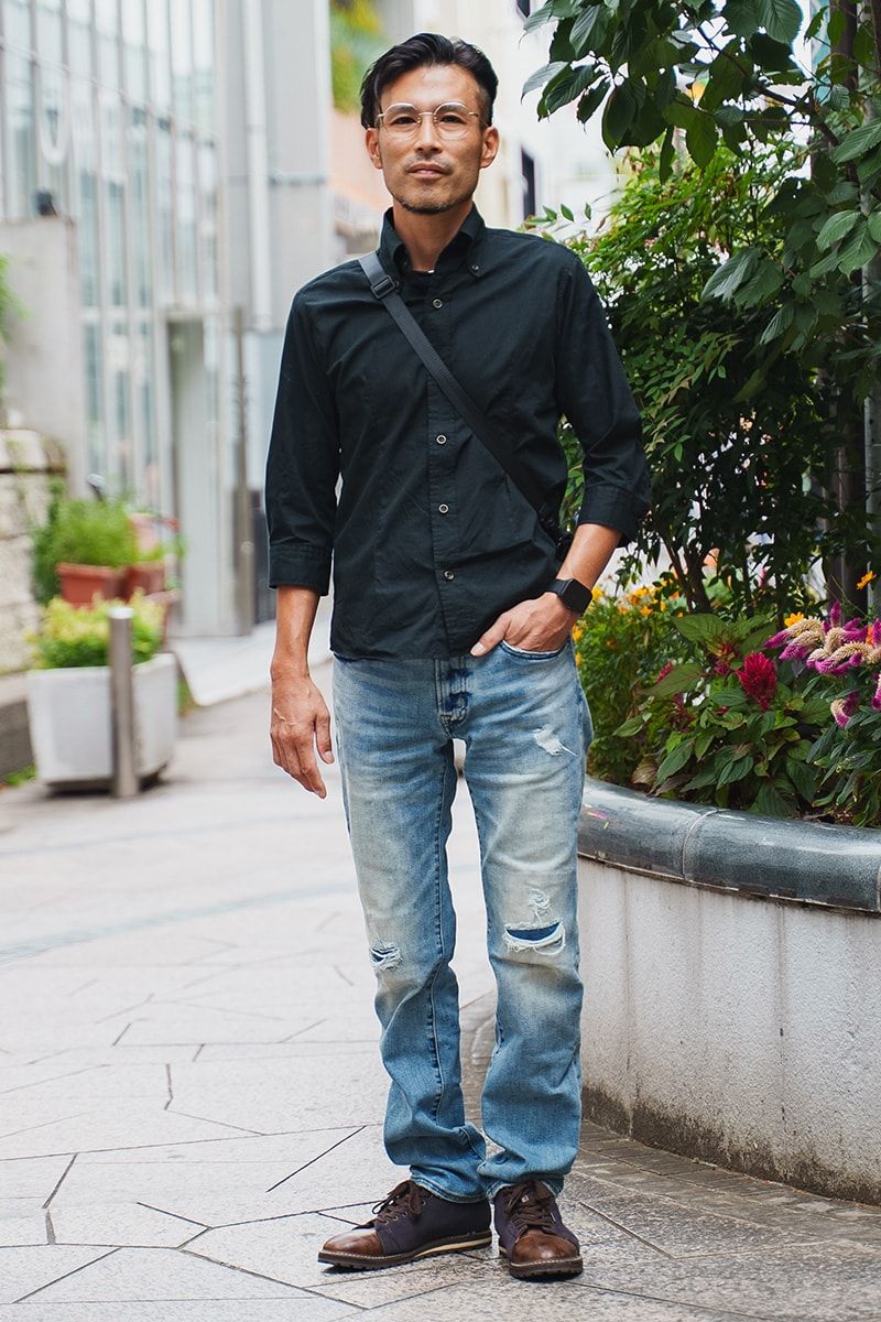 不明のシャツコーディネート | 260109-1616-12 芝田和喜