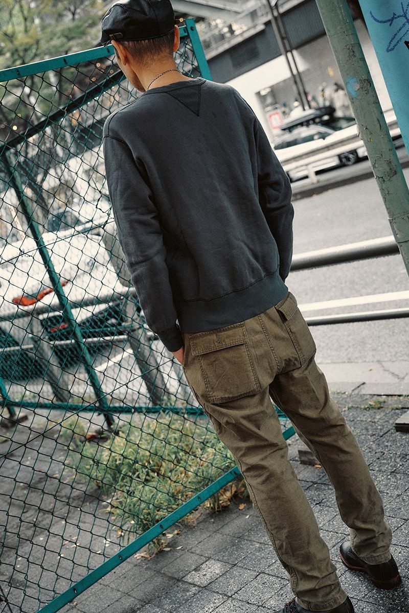 バーンズアウトフィッターズのスウェットコーディネート | 260109-1701-29 橡木雄一 2枚目の写真