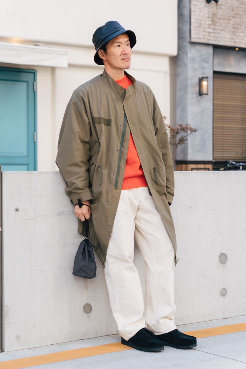 古着のコートコーディネート | 260112-1125-19 吉原大樹 2枚目の写真