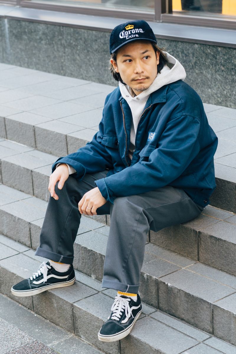 古着のジャケットコーディネート | 260112-1212-04 米森亮祐