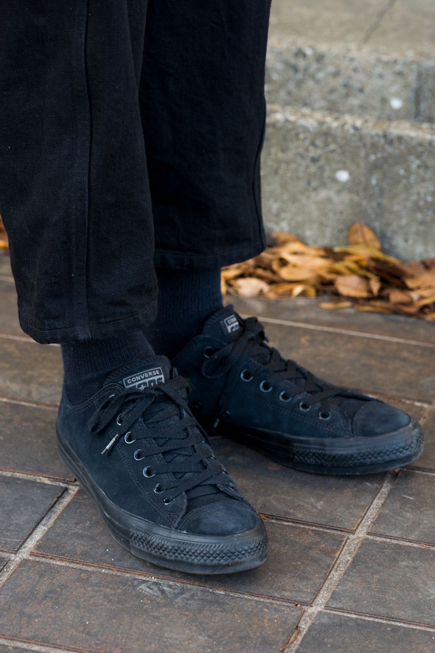 真冬の“ブラックアイテム”を巧みに使った5名の好例。人気はレザー、ベストetc.挿し色テクも公開 - 9枚目の画像