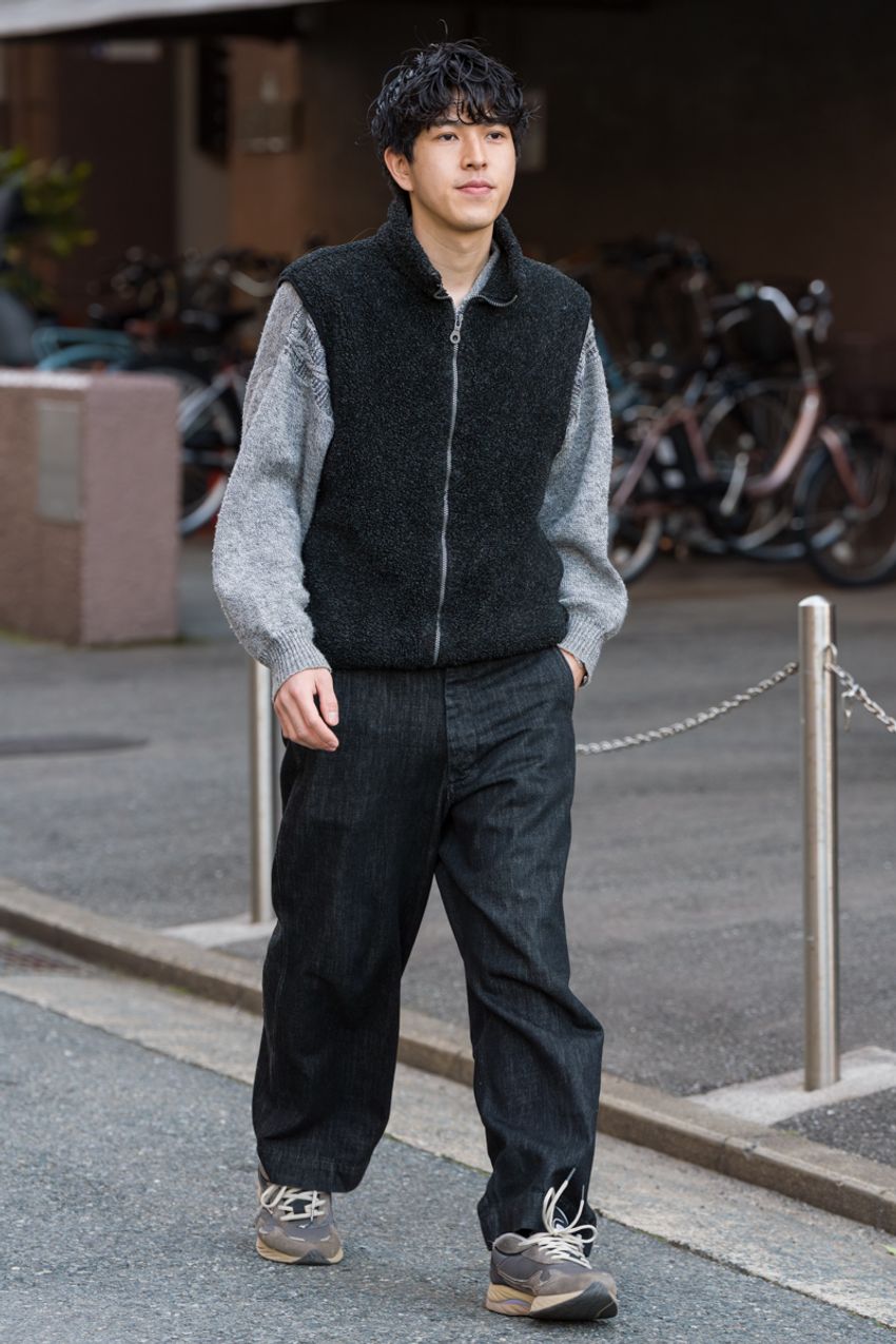 支持率No.1はやはりニューバランスか。「ダボパンに合わせるスニーカー」を街で大調査！ - 6枚目の画像