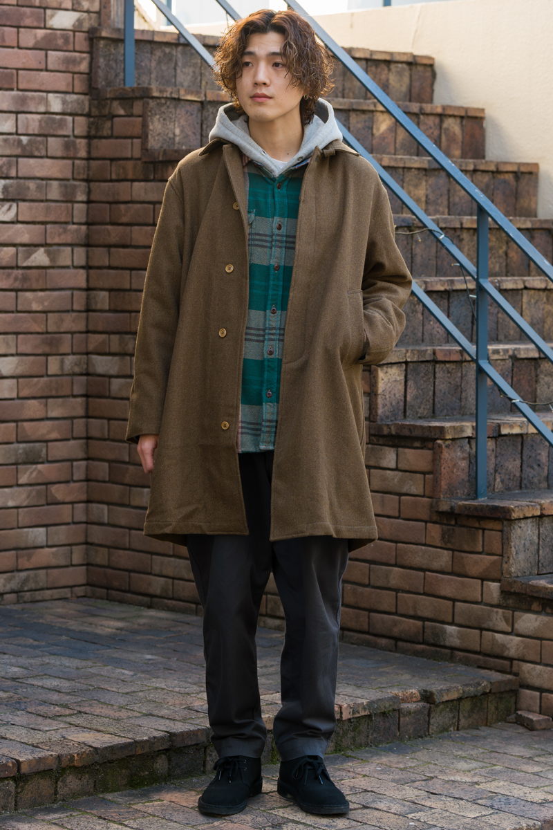 ポストオーバーオールズのコートコーディネート | 260112-1511-36