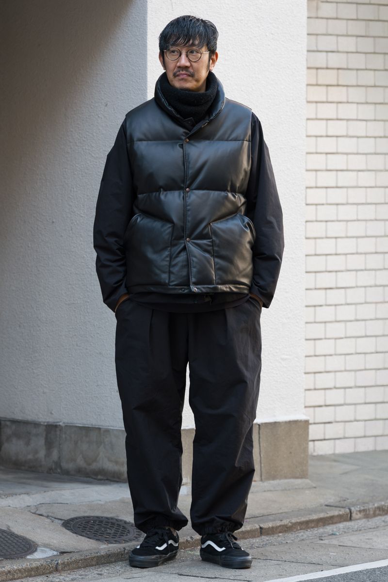 アルヴァナのダウンベストコーディネート | 260112-1514-02 今井 丈 3枚目の写真