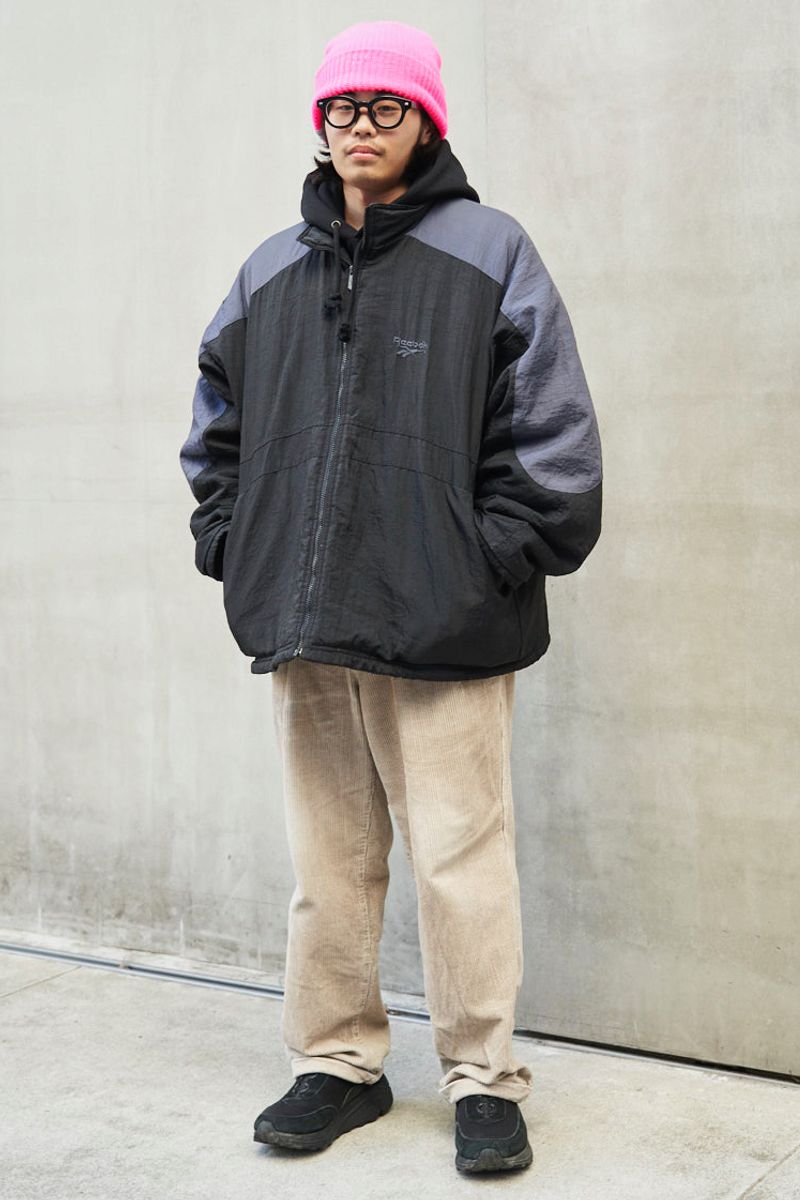 リーボックのジャケットコーディネート | 260112-1600-15 せいや