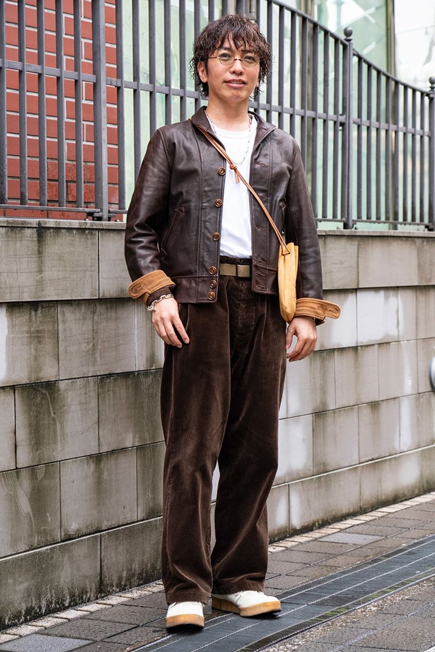 風合い良く洒落て見える。レザーは“ブラウン率”が上昇中！5名の好例でポイントを解説 - 10枚目の画像