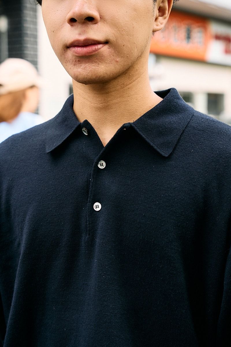 アプレッセのポロシャツコーディネート | 260115-1724-22 室橋昂希 2枚目の写真