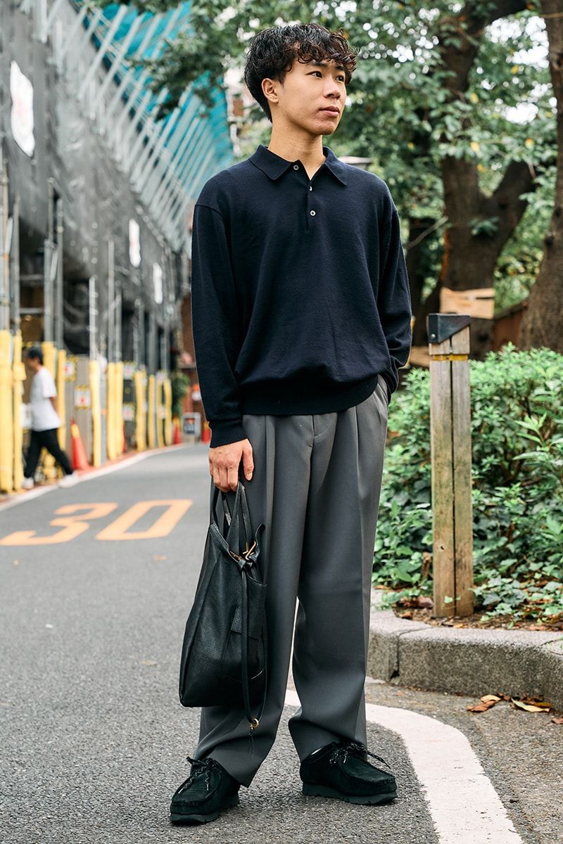 アプレッセのポロシャツコーディネート | 260115-1724-22 室橋昂希