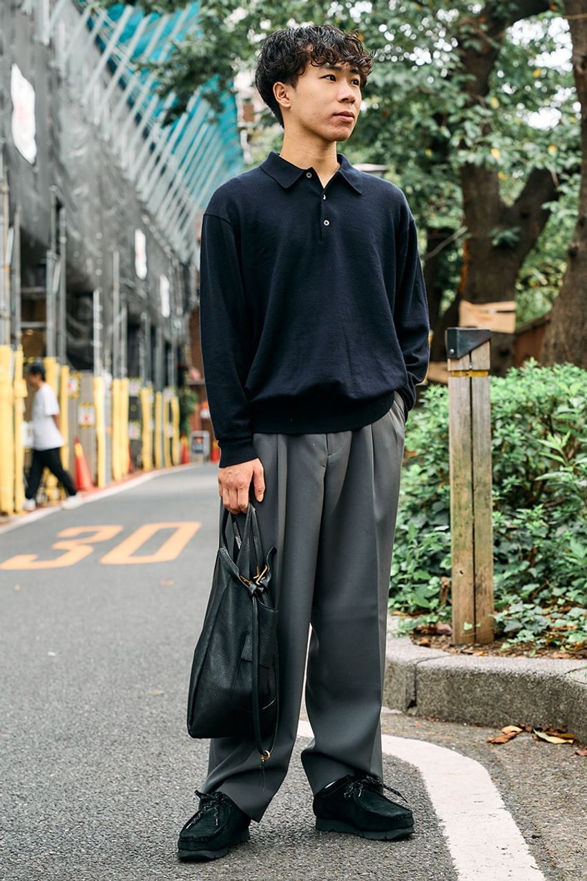 今季使える「ポロシャツ」の着こなしを街角調査！ 洒落者のリアルコーデ5選 - 6枚目の画像