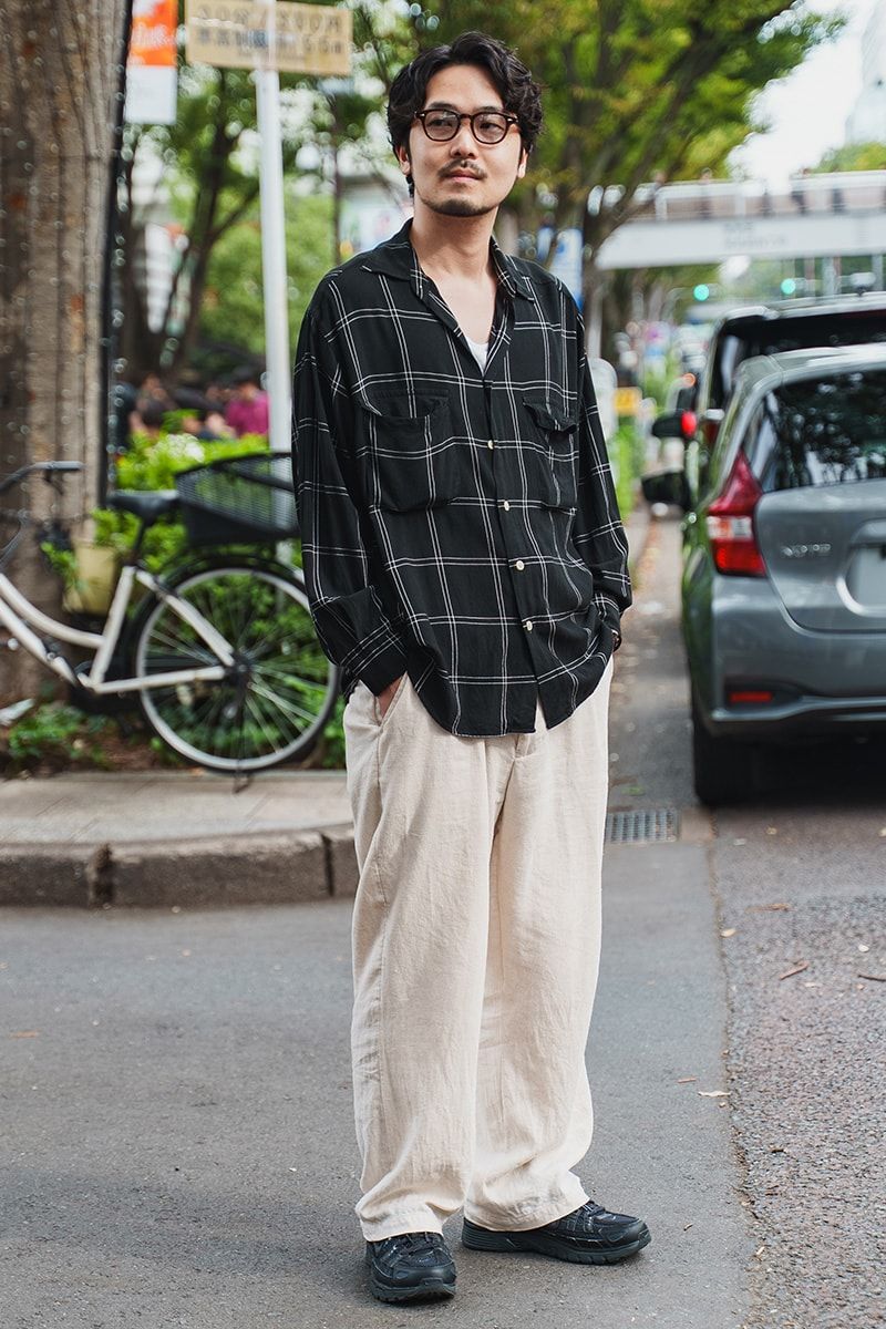 古着のシャツコーディネート | 260115-1806-16 阿部達彦