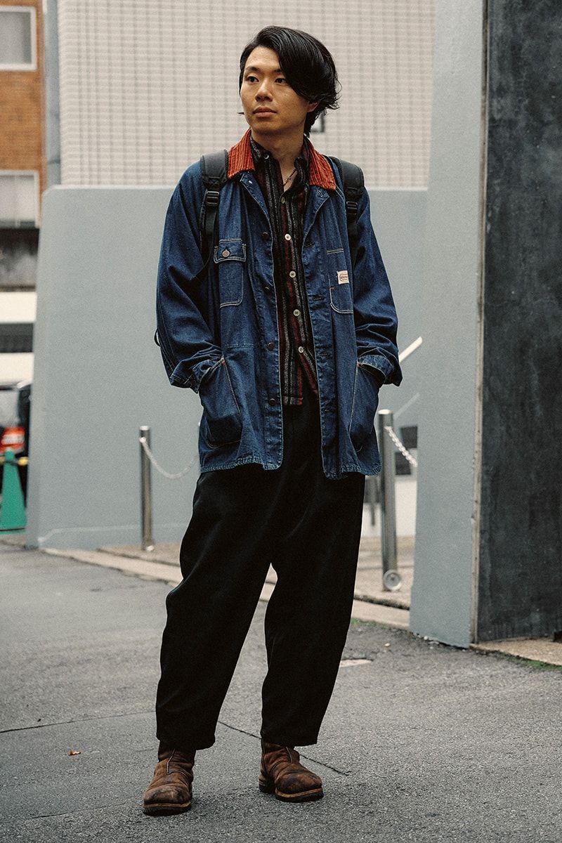 古着のカバーオールコーディネート | 260116-1543-18 横山司典