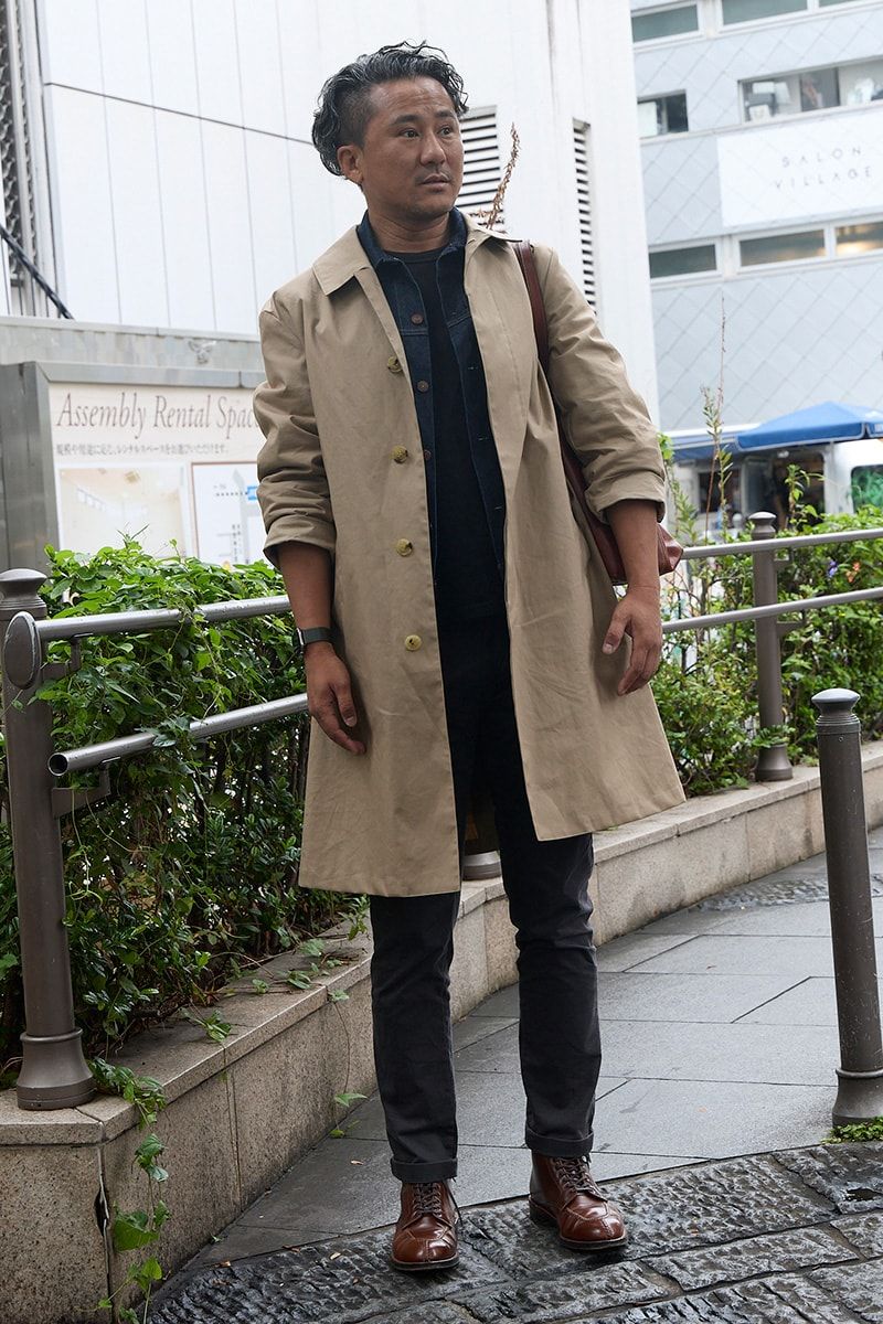 マッキントッシュのコートコーディネート | 260116-1624-43 八田政佳