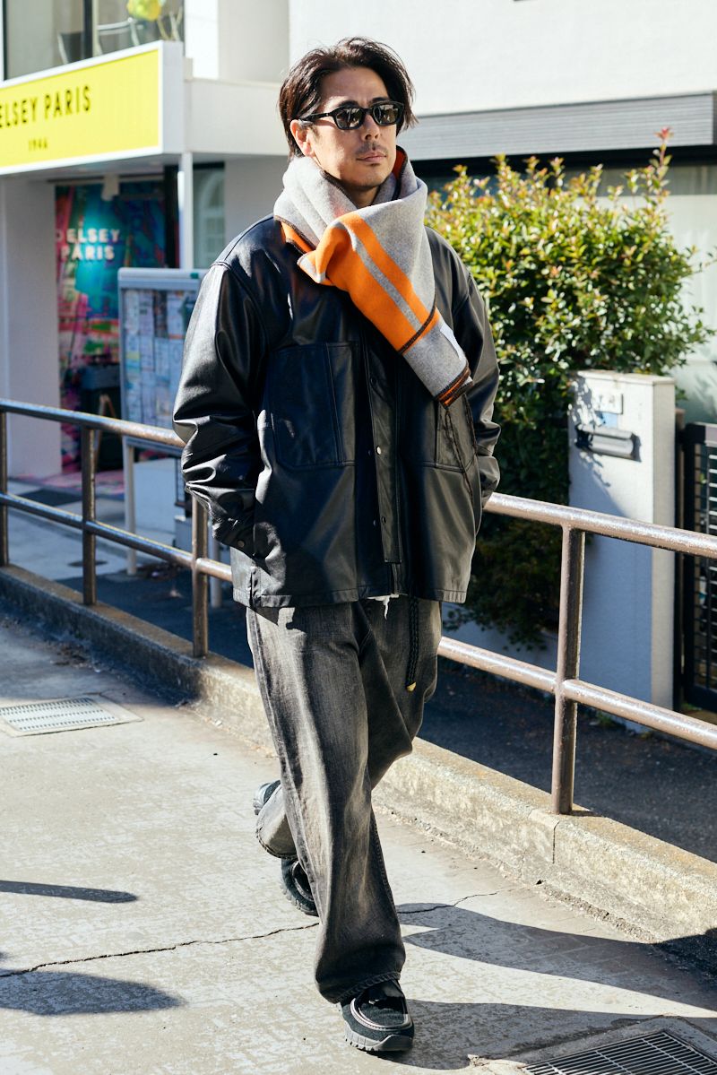 ジャケット シーシーユー  スウェット アンセルム  デニム アンセルム  シューズ プレイグラウンド  眼鏡 ブラン  マフラー アンセルム