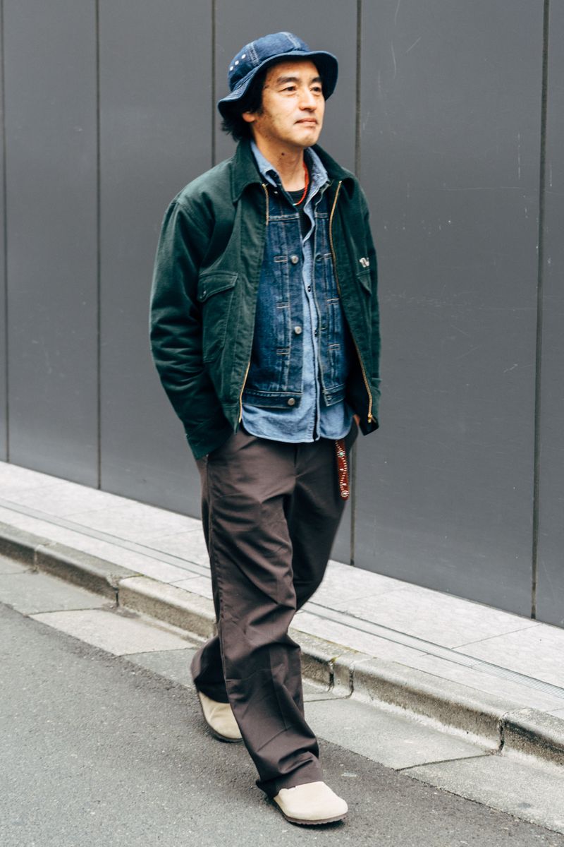 ノースノーネームのジャケットコーディネート | 260118-1207-50 山内 淳 3枚目の写真
