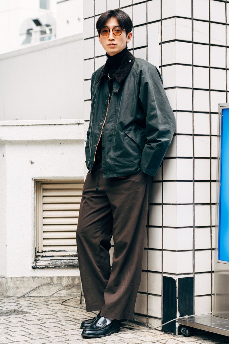 バブアーのジャケットコーディネート | 260118-1252-35 古澤孝一