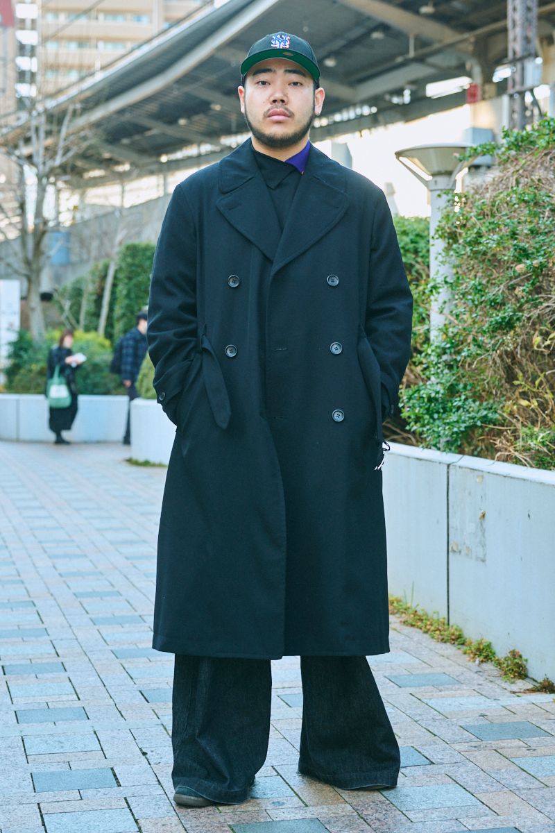 コムデギャルソンのコートコーディネート | 260118-1422-27 百田竹虎