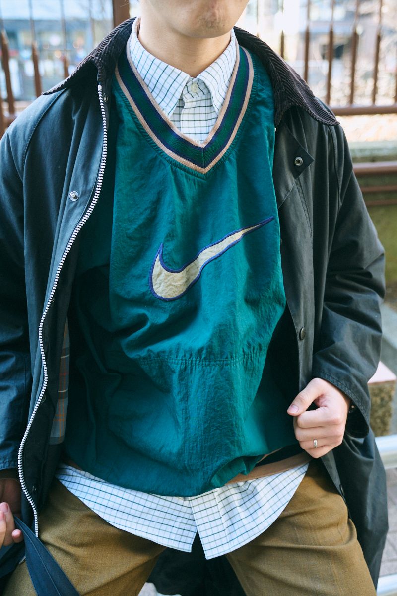 バブアーのコートコーディネート | 260118-1517-10 森下 6枚目の写真