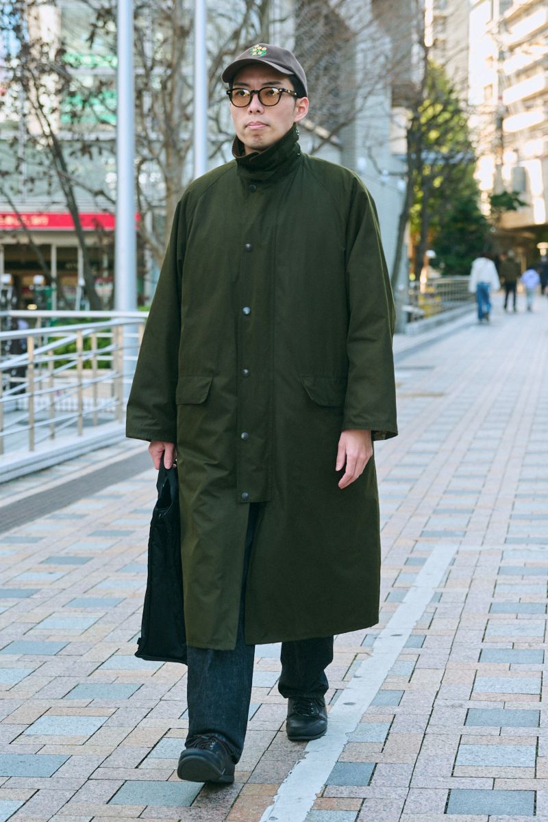 バブアーのコートコーディネート | 260118-1529-26 ナカタ 2枚目の写真