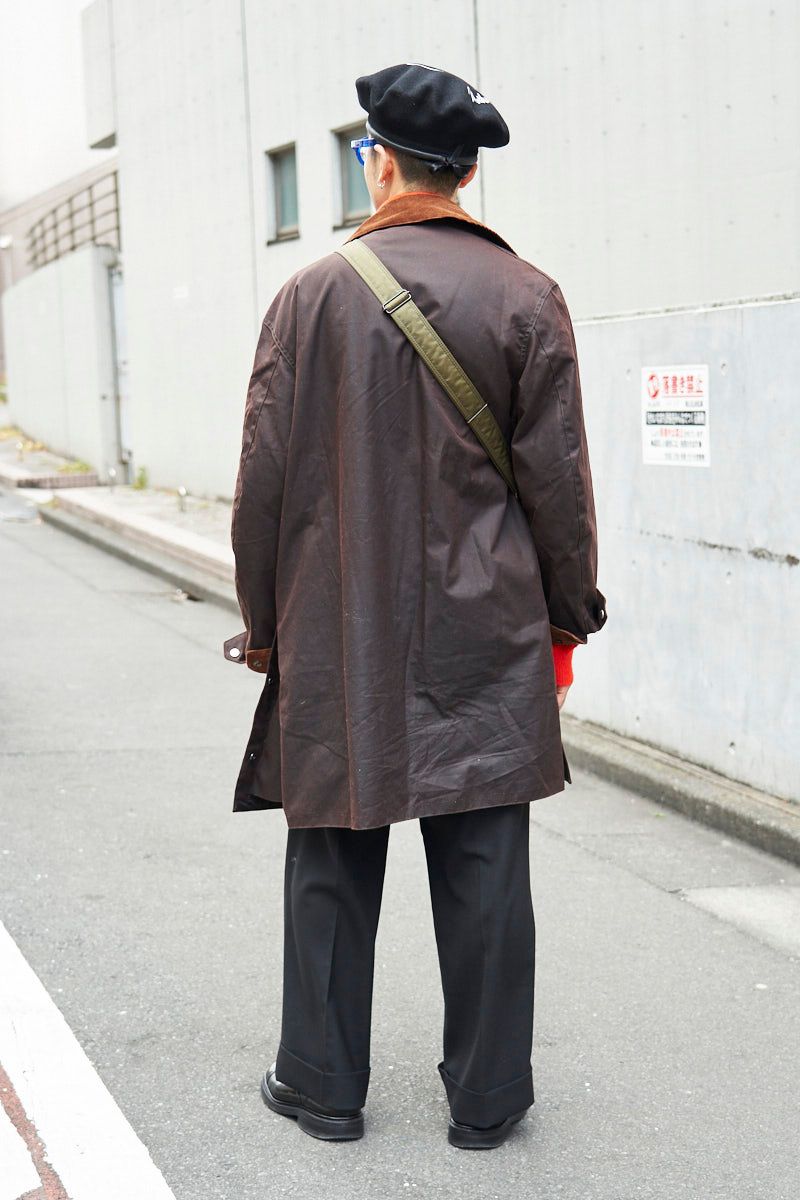 バブアー×ポールスミスのコートコーディネート | 260119-0814-50 星 聖人 3枚目の写真