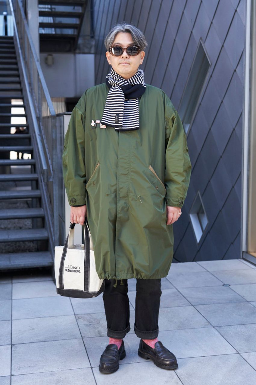 ついつい“足元に目がいく”洒落者5名。ソックスや色合わせが巧みなコーディネイトをパパラッチ - 5枚目の画像