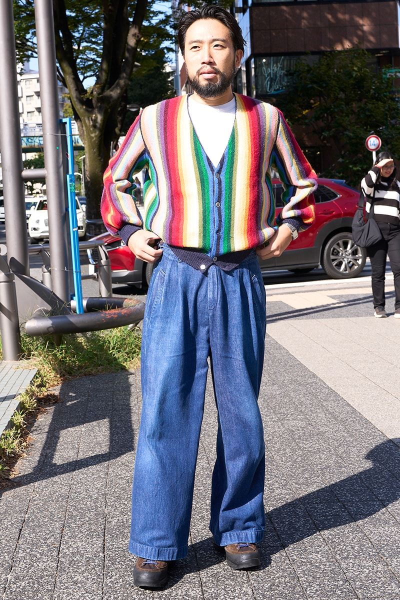 ファニレママイヤーのカーディガンコーディネート | 260121-1321-21 土屋大樹 3枚目の写真