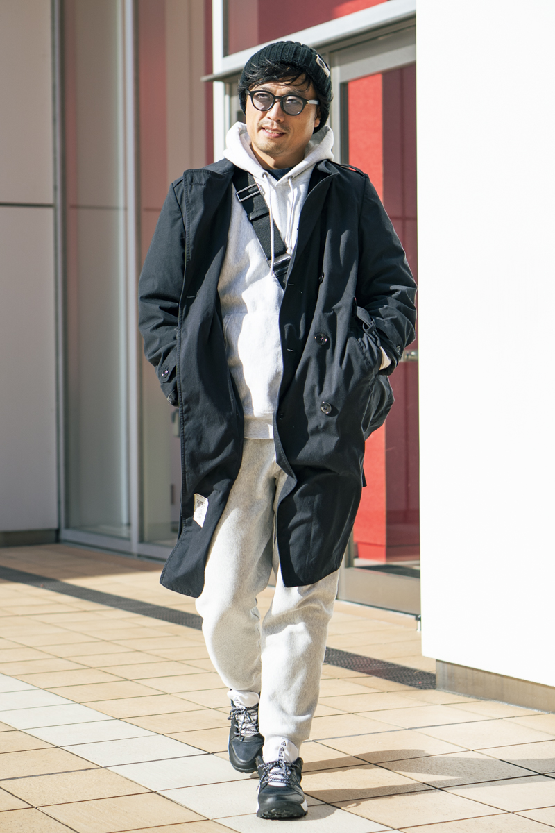 王道チャンピオンスウェットを洒落て見せた5人のコーデ。フリース