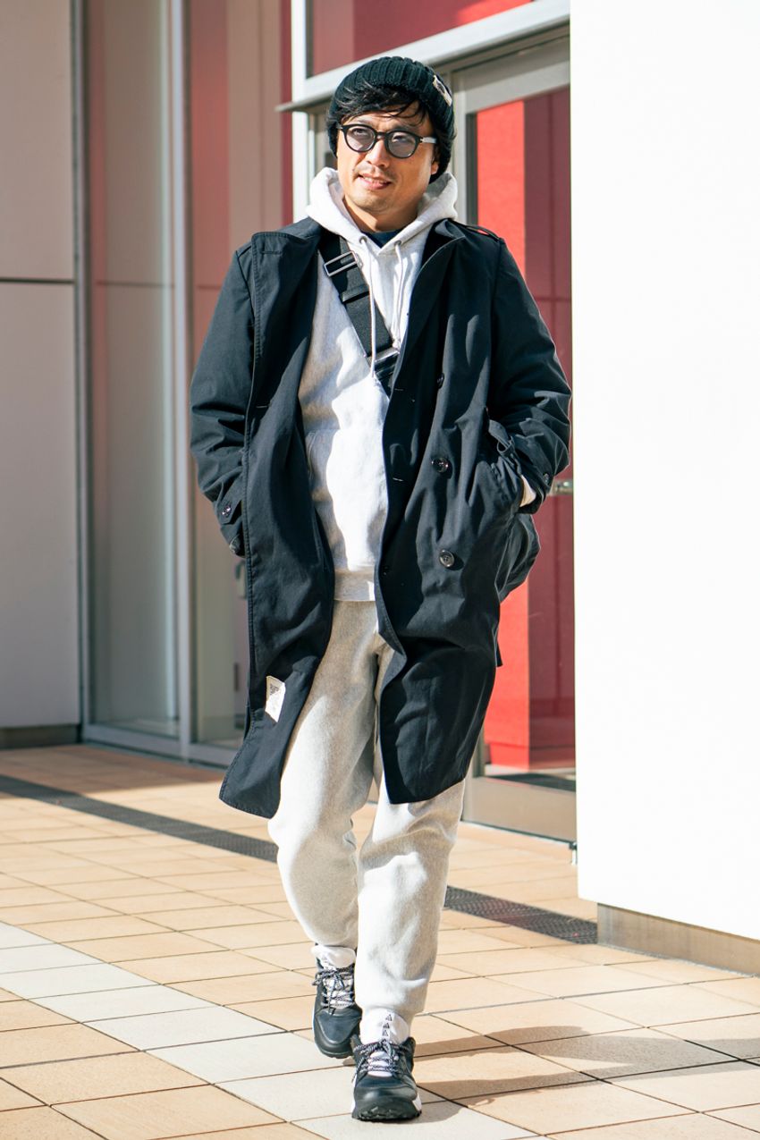 王道チャンピオンスウェットを洒落て見せた5人のコーデ。フリース、ダウンベスト…組み合わせ好例とともに - 5枚目の画像